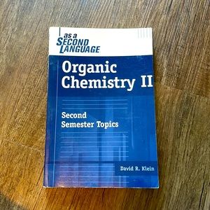 Organic Chemistry II as a second language book, new condition